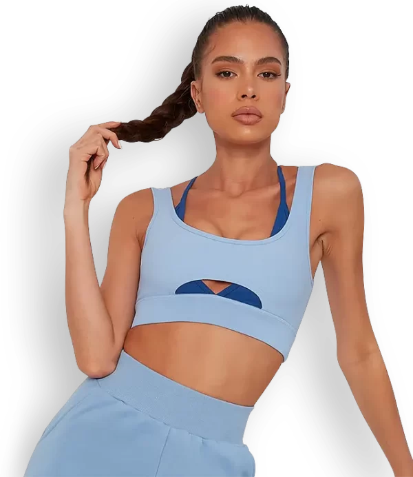 Aika.ro Bustiera sport albastra Aiko