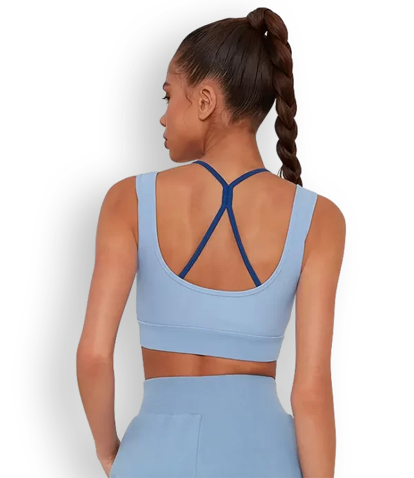 Aika.ro Bustiera sport albastra Aiko