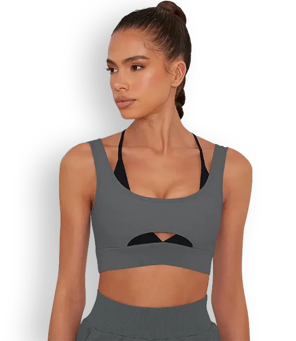 Aika.ro Bustiera sport gri Aiko