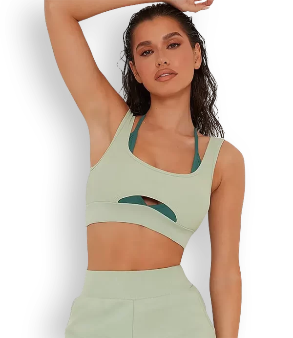 Aika.ro Bustiera sport verde Aiko