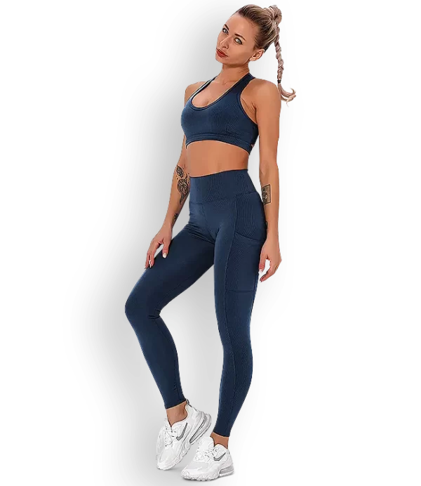 aika.ro Compleu dama albastru Chiyo