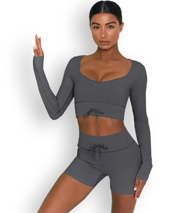 Aika.ro Compleu dama gri Akio