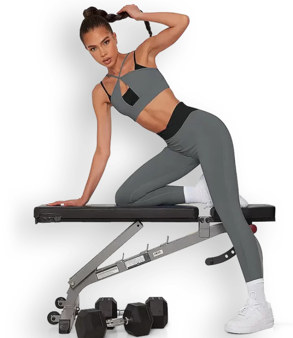 Aika.ro Compleu dama gri Saika