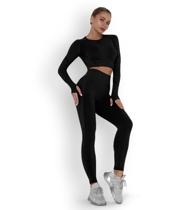 Aika.ro Compleu fitness dama negru Emi