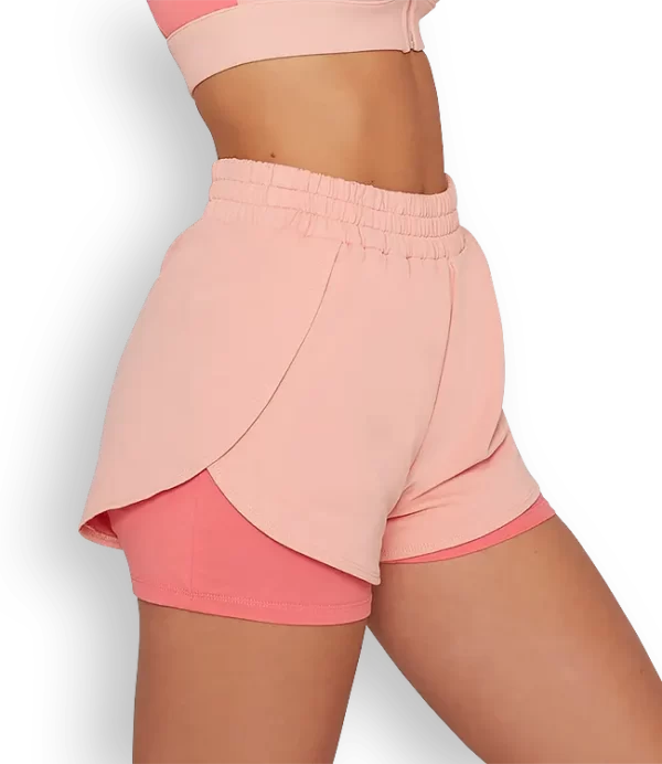 Aika.ro Pantaloni scurti dama sport roz Anzu