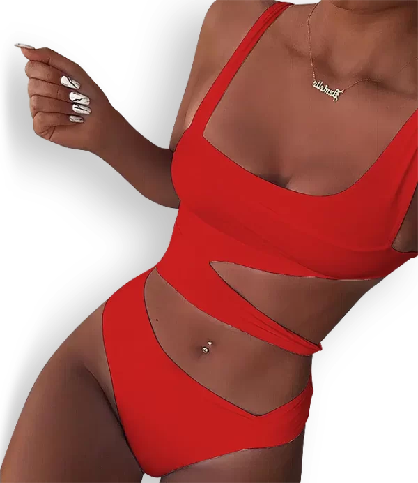 Aika.ro Costum de baie rosu Asuka