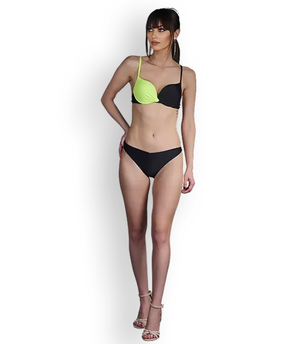 Aika.ro Costum de baie verde neon Midori