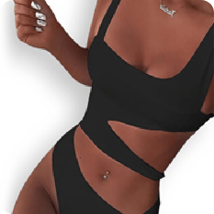 Aika.ro Costum de baie negru Asuka