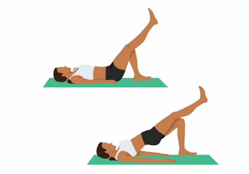 Aika.ro Single leg glute bridge
